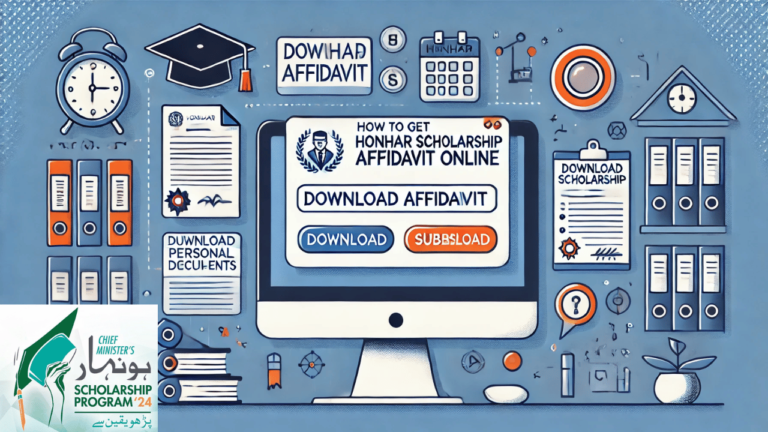 How to Get Honhar Scholarship Affidavit Online?